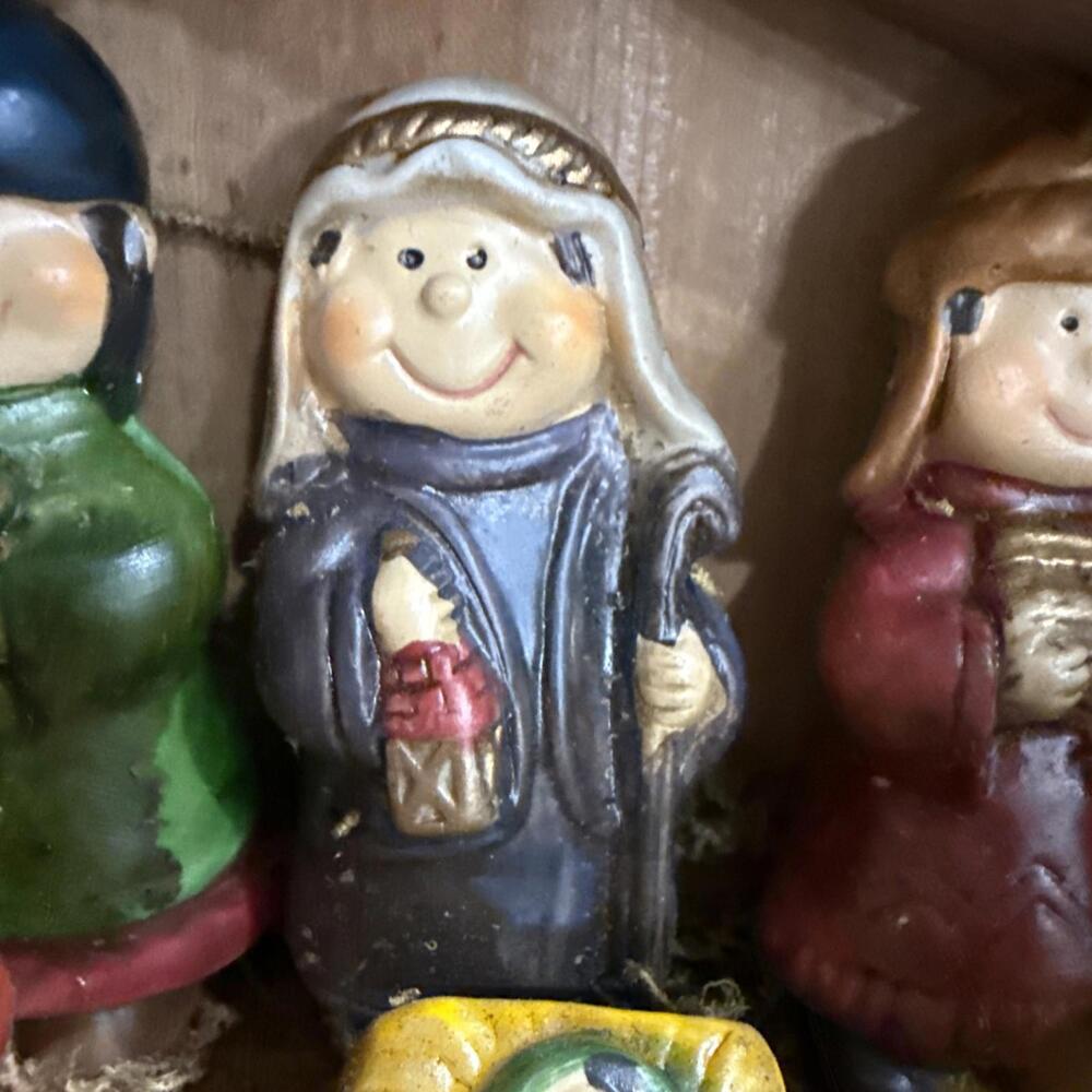 VTG Nativity Set Christmasville Ronnie Walter Baby Jesús Holiday Christmas Decor - Picture 6 of 8